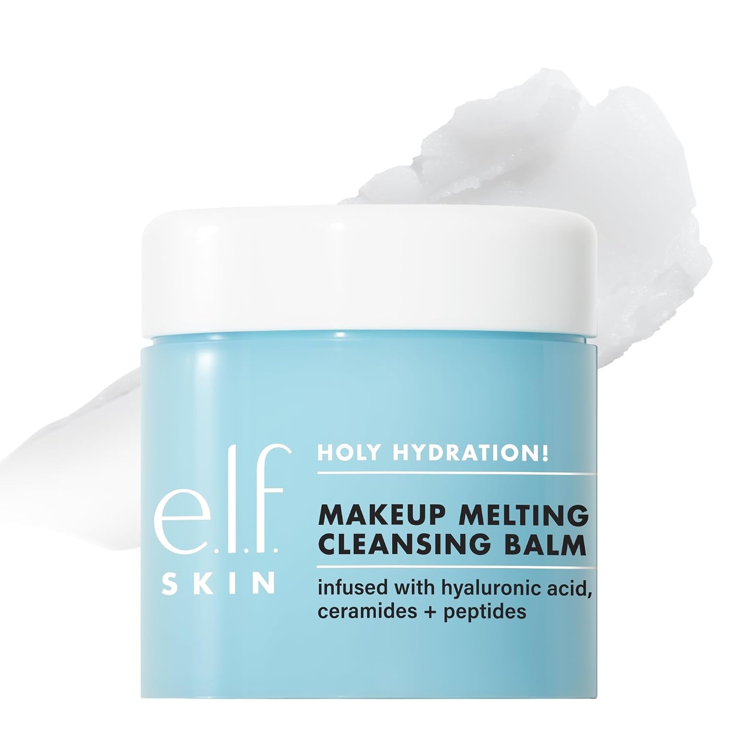 image:imageelf SKIN Mini Holy Hydration Makeup Melting Cleansing Balm Face Cleanser amp Makeup Remover Infused with Hyaluronic Acid to Hydrate Skin 045 OzUnscented