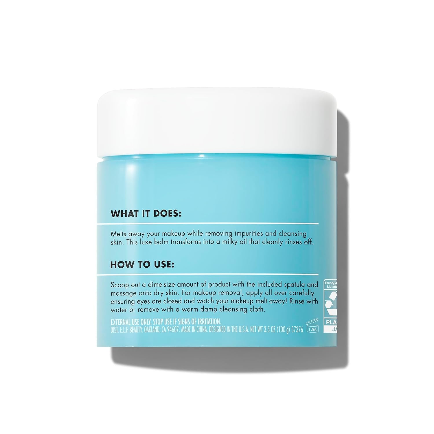 image:imageelf SKIN Mini Holy Hydration Makeup Melting Cleansing Balm Face Cleanser amp Makeup Remover Infused with Hyaluronic Acid to Hydrate Skin 045 OzUnscented