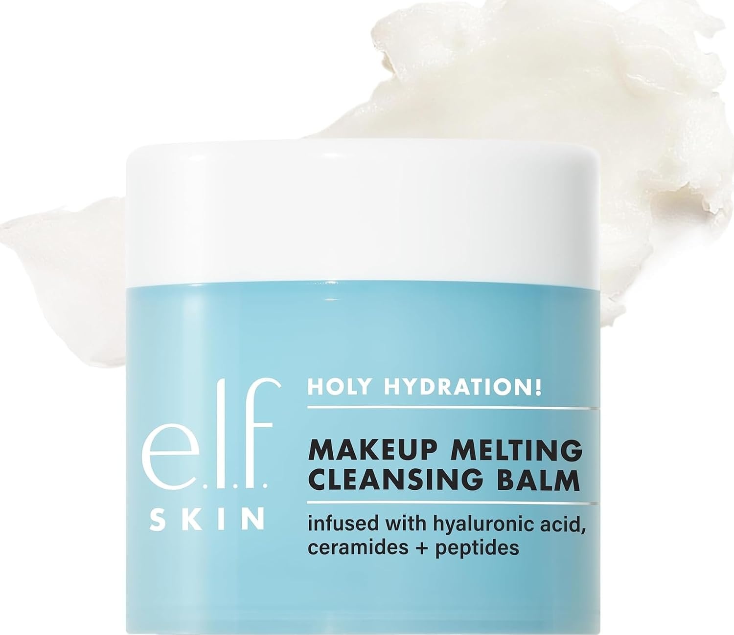 image:imageelf SKIN Mini Holy Hydration Makeup Melting Cleansing Balm Face Cleanser amp Makeup Remover Infused with Hyaluronic Acid to Hydrate Skin 045 OzUnscented