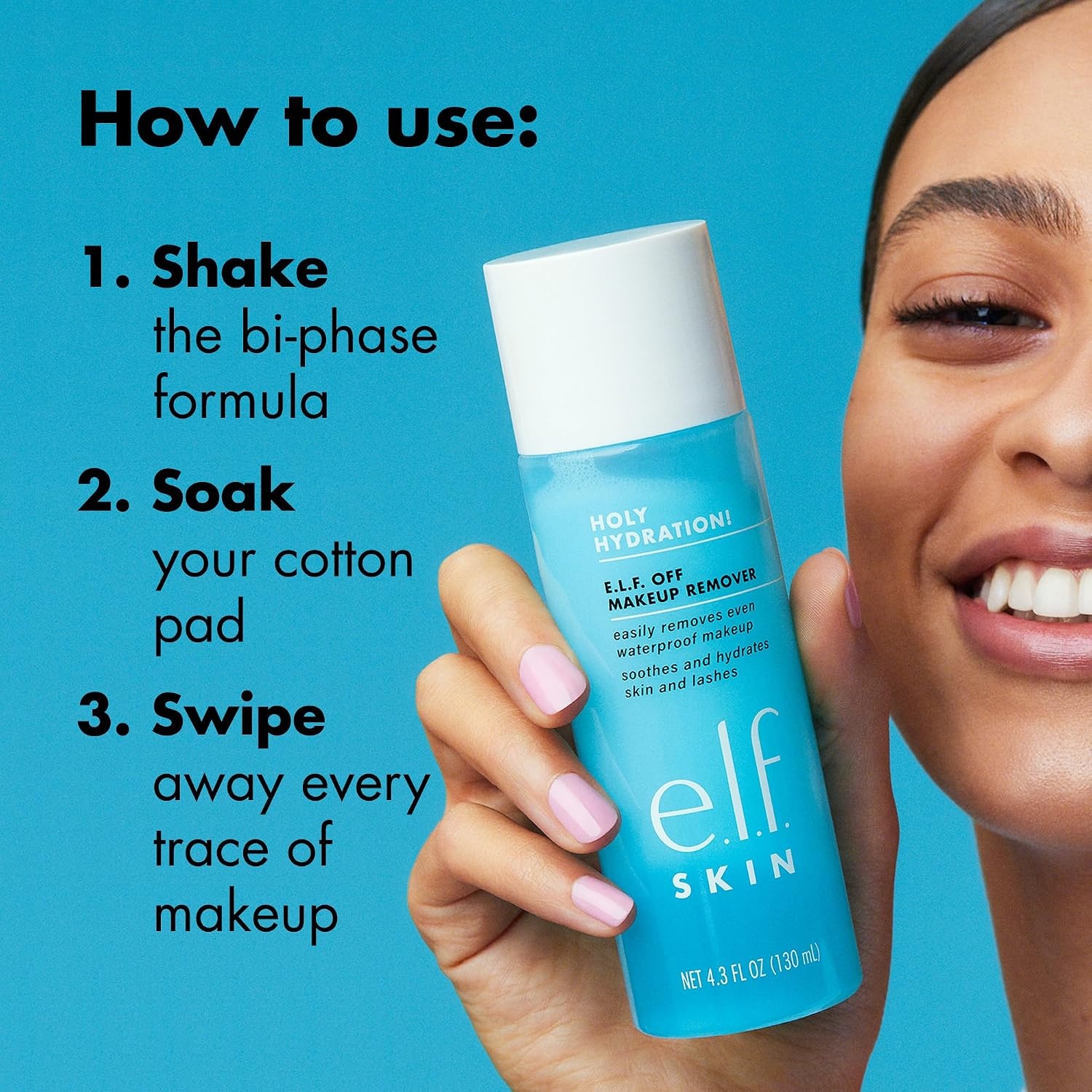 image:imageelf elf SKIN Holy Hydration Off Makeup Remover43 Fl Oz Pack of 1