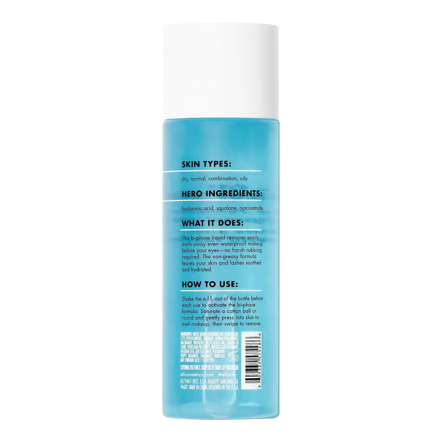 image:imageelf elf SKIN Holy Hydration Off Makeup Remover43 Fl Oz Pack of 2