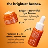 e.l.f. SKIN Brightest Besties Duo, Travel-Sized Skincare Set, Brightening Face Serum & Vitamin C Eye Cream, Boosts Radiance, Depuffs & Evens Skin Tone, Vegan & Cruelty-Free