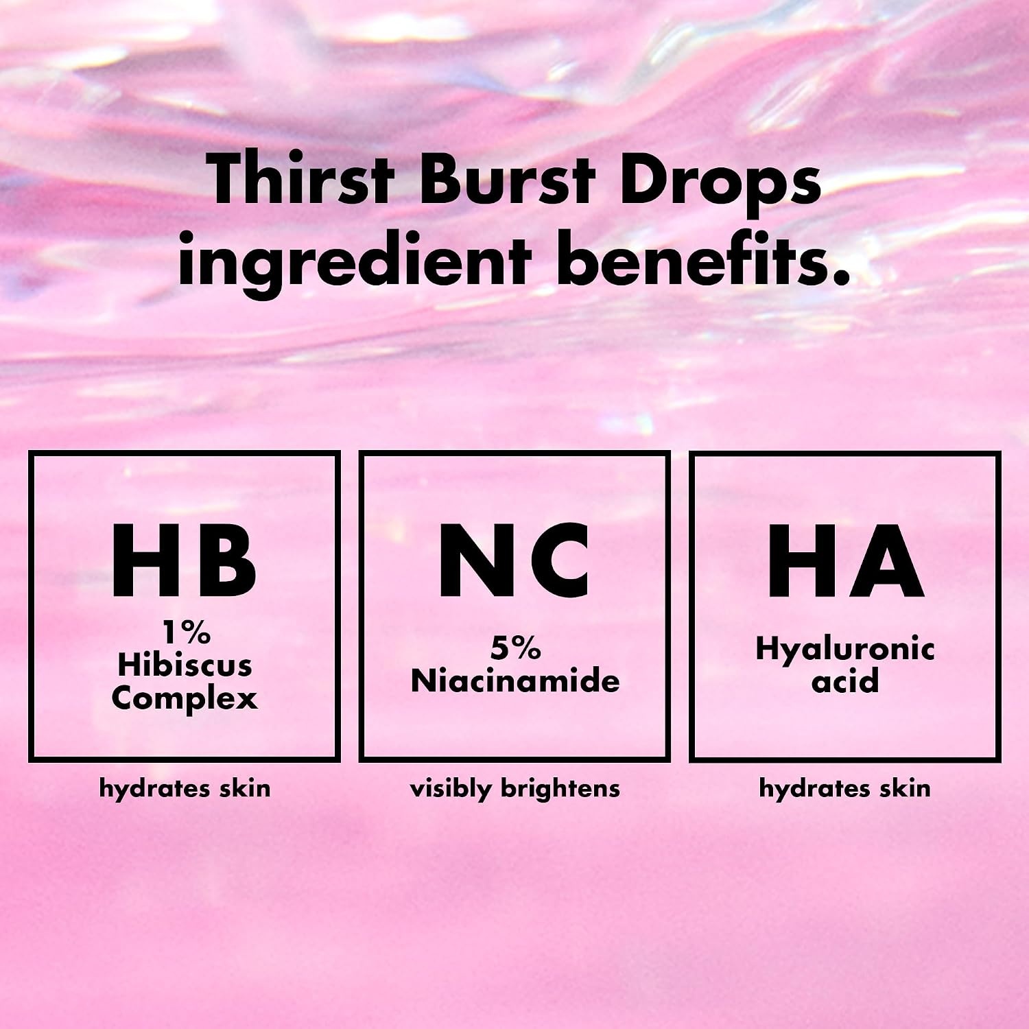 image:imageelf SKIN Holy Hydration Thirst Burst Drops Face Serum 1 oz033 Fl Oz Pack of 1
