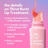 e.l.f. SKIN Thirst Burst Lip Treatment, Sheer Guava(Guava)